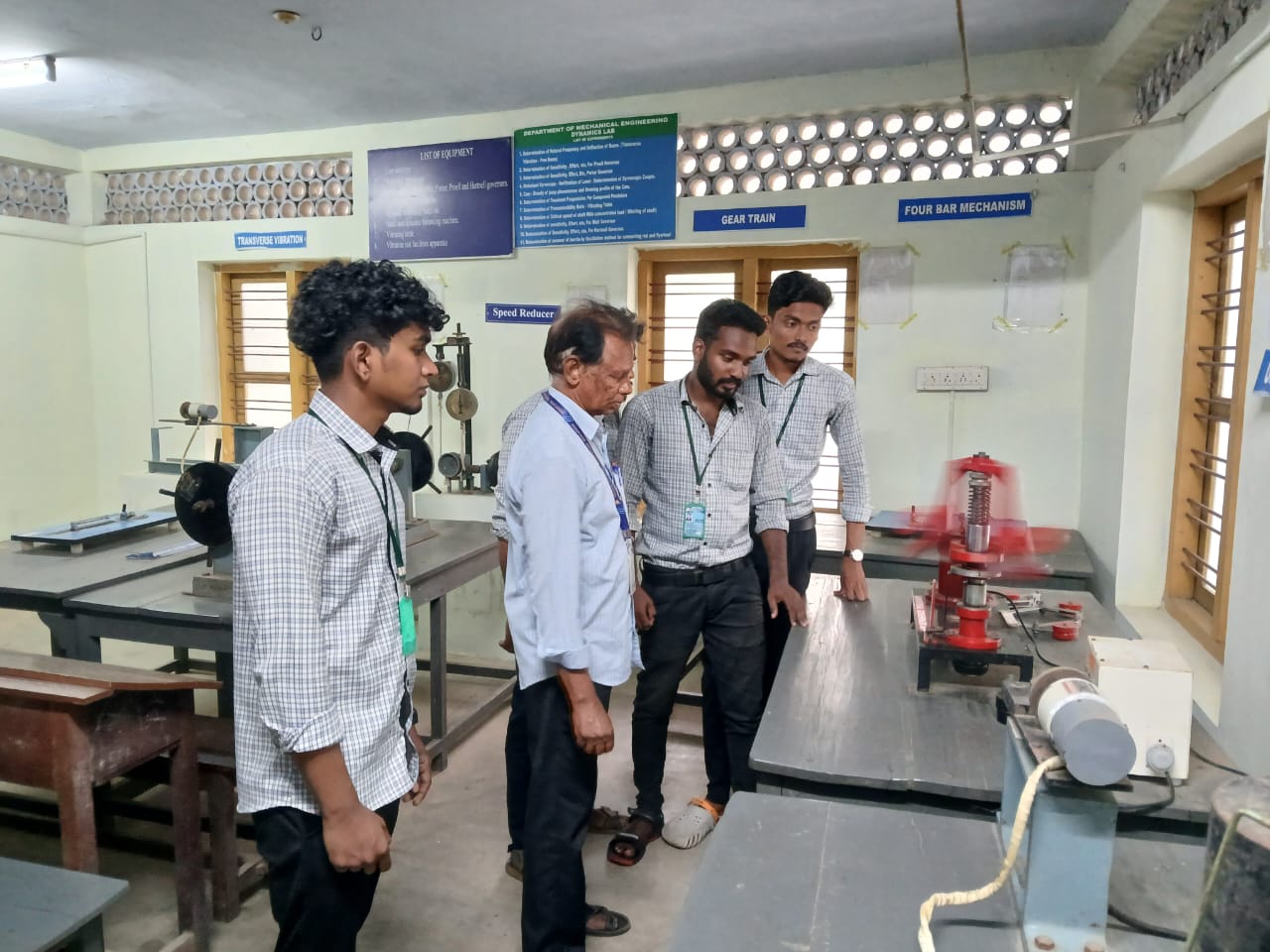 Dynamics of Machinery Lab 